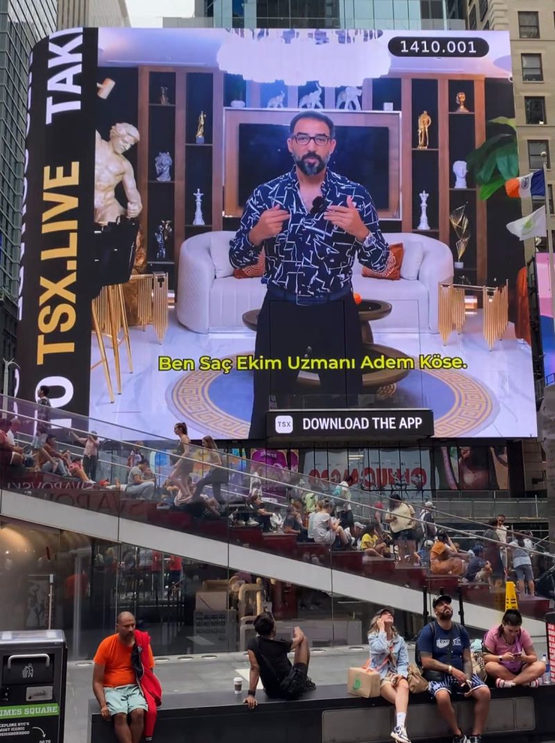New York Times Square Dijital Billboard Sanatçı Influencer Danscı reklamınızı yayınlayalım