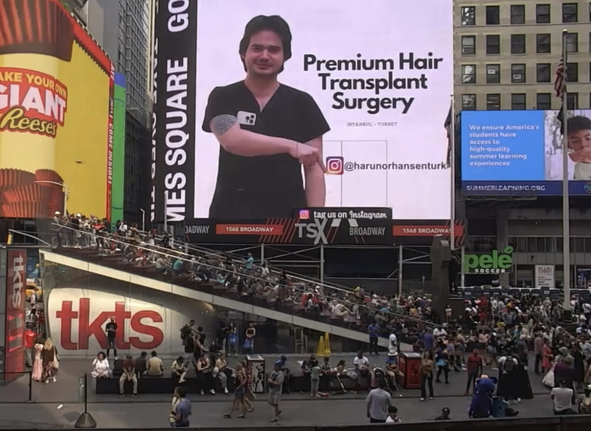 Sağlık Turizmi Reklamı, Saç Ekimi Doktor reklamları