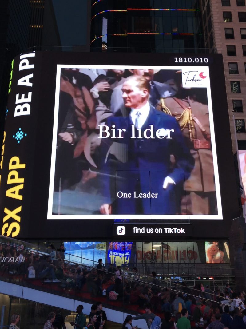 10 Kasım Atatürk'ü Anma Dijital Billboard Video Yayınlama